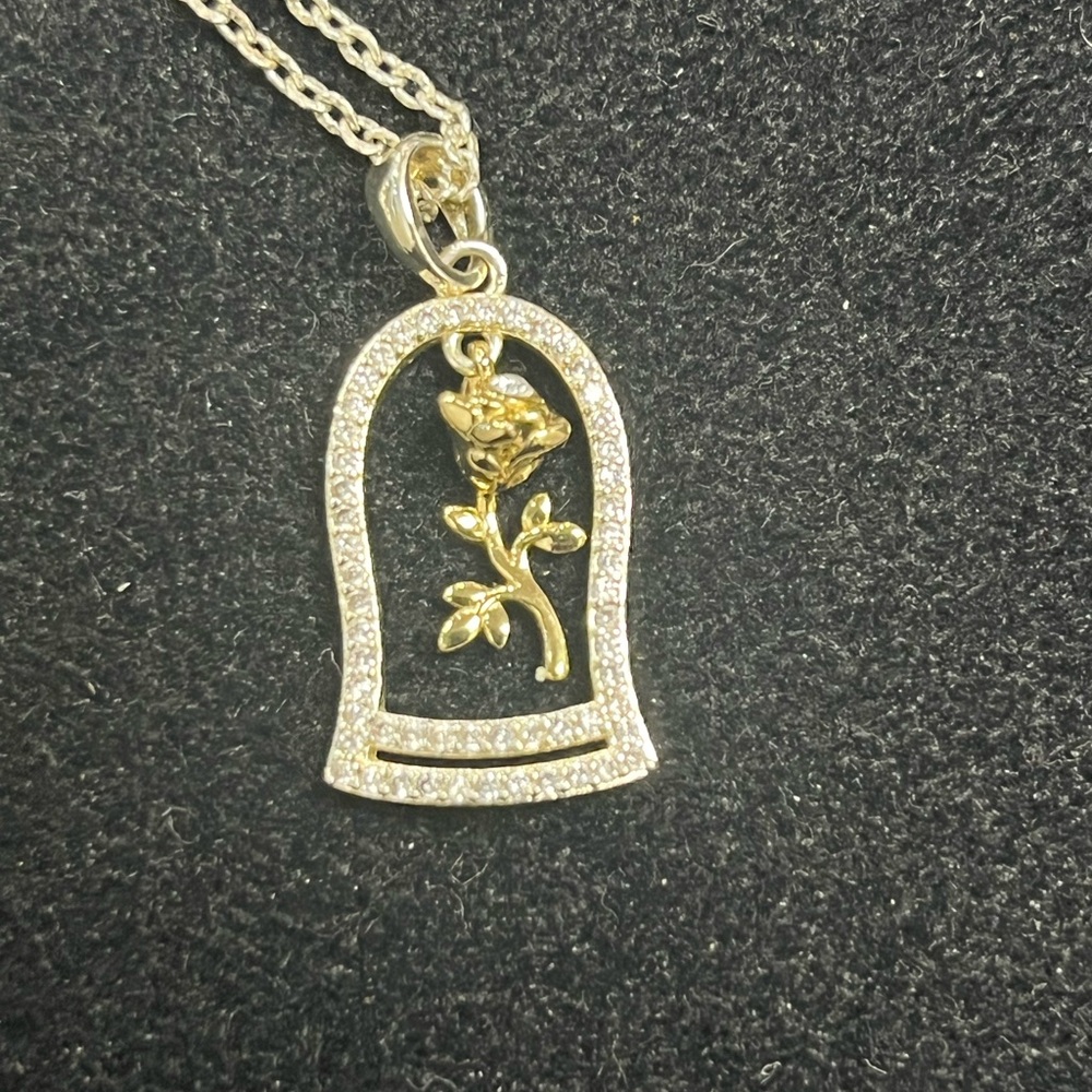 Disney Beauty And The Beast Necklace. - image 1